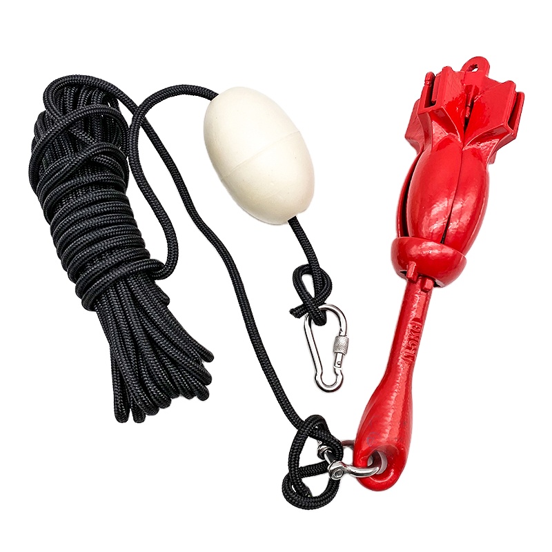 Fishing Kayak Anchor - Zestaw składanej kotwicy do łodzi ze