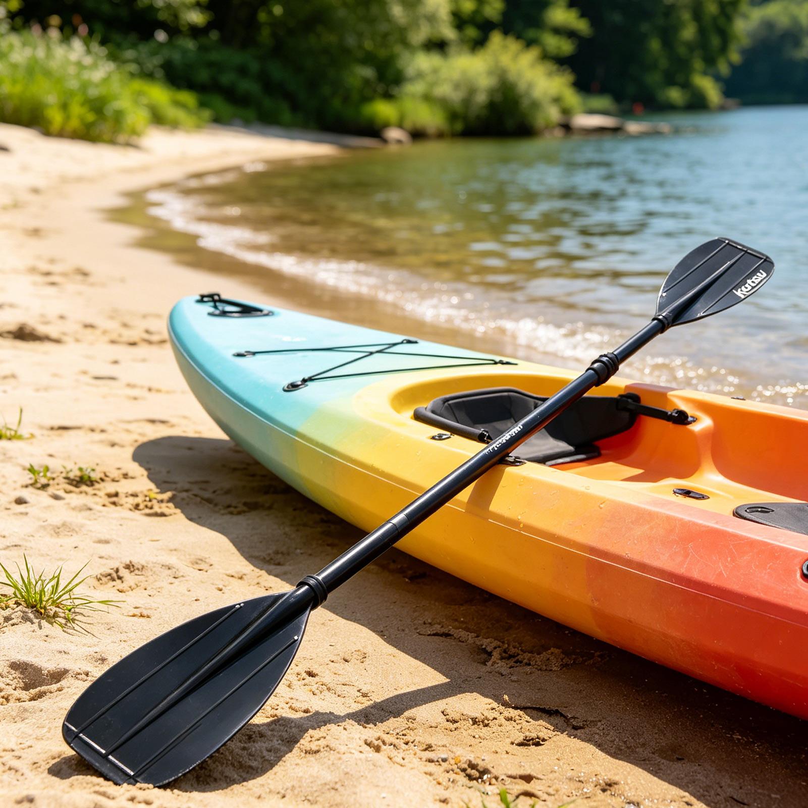 Fishing Kayak Anchor - Dwuczęściowe wiosło z włókna węglowego do
