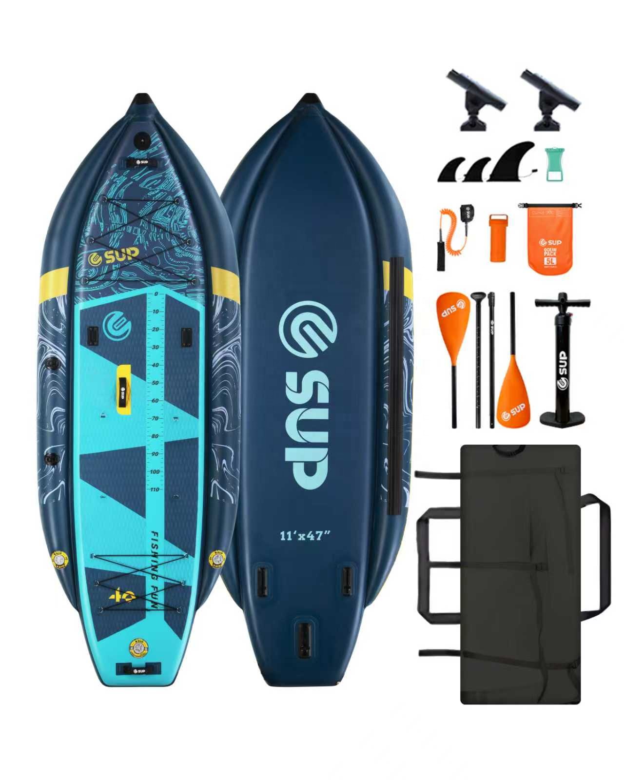 Nadmuchiwany kajak wędkarski z – Fishing Kayak Sit On Top recenzja i cena