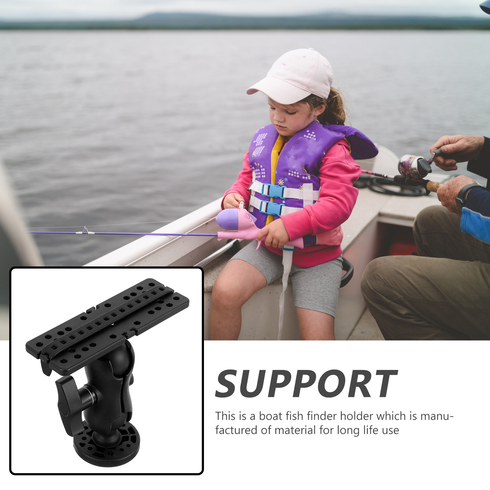 Uchwyt do sonaru wędkarskiego  – Fishing Kayak Fish Finder Mount recenzja i cena